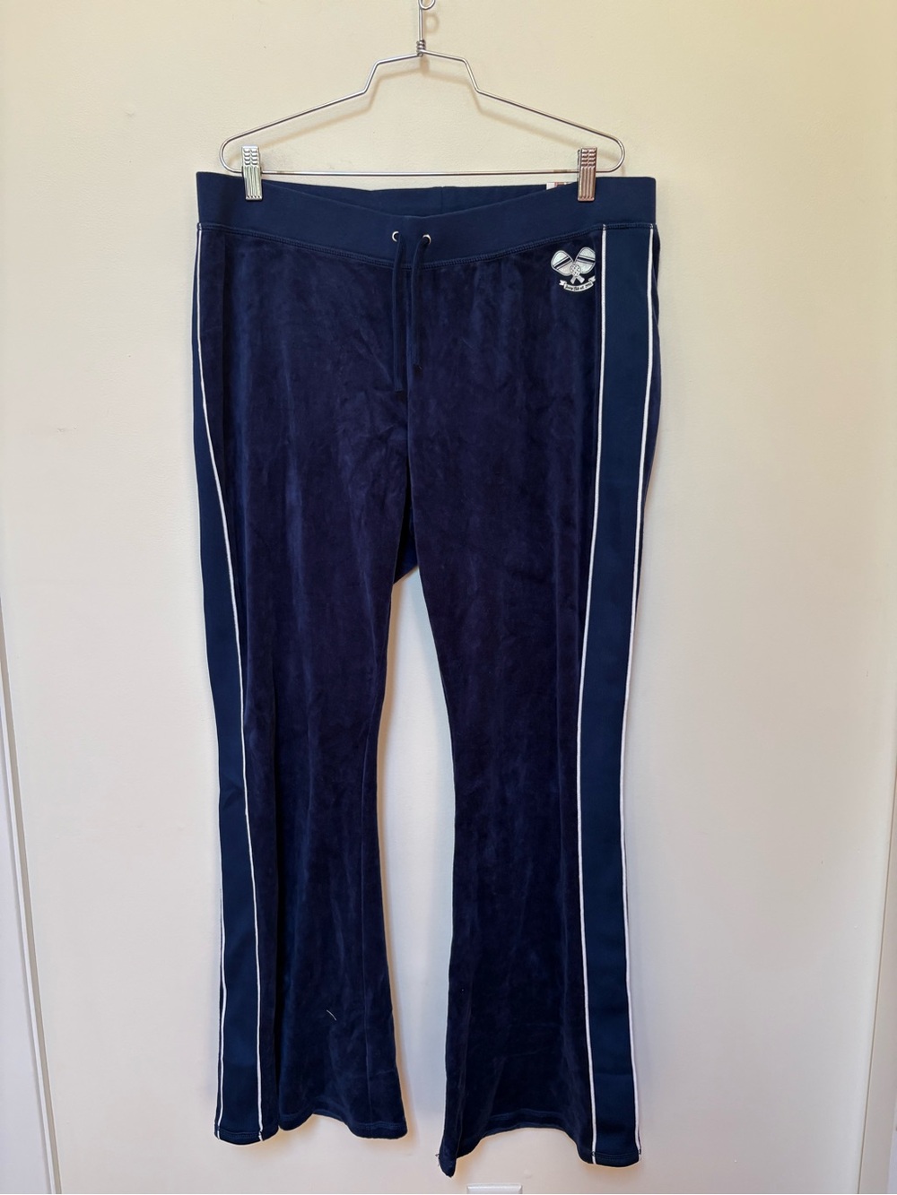 Brand New Juicy Couture Women's Cotton Velour Pickleball Pant Size XXL